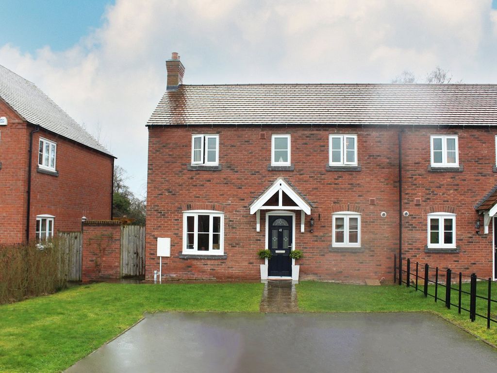 3 bed semi-detached house for sale in de quincey fields, upton magna, shrewsbury, shropshire sy4