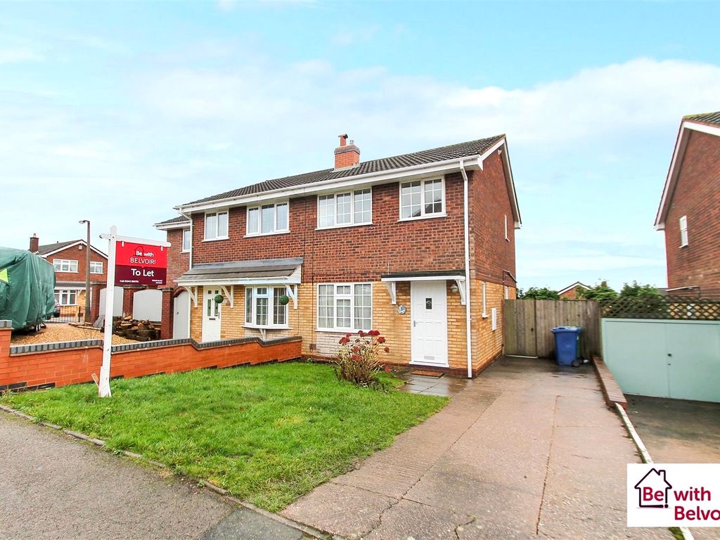 3 bed semidetached house to rent in Linwood Drive, Cannock WS12, £850