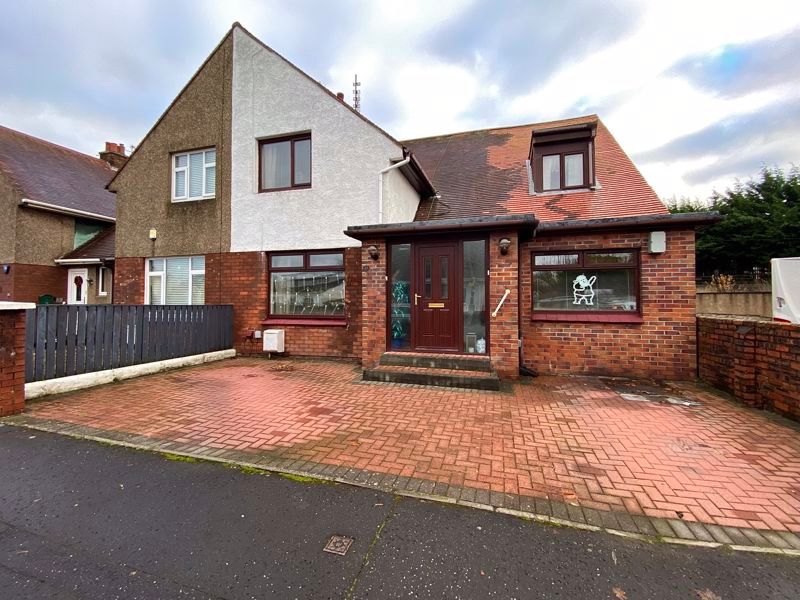 3 bed semidetached house for sale in Gordon Terrace, Ayr KA8, £165,000