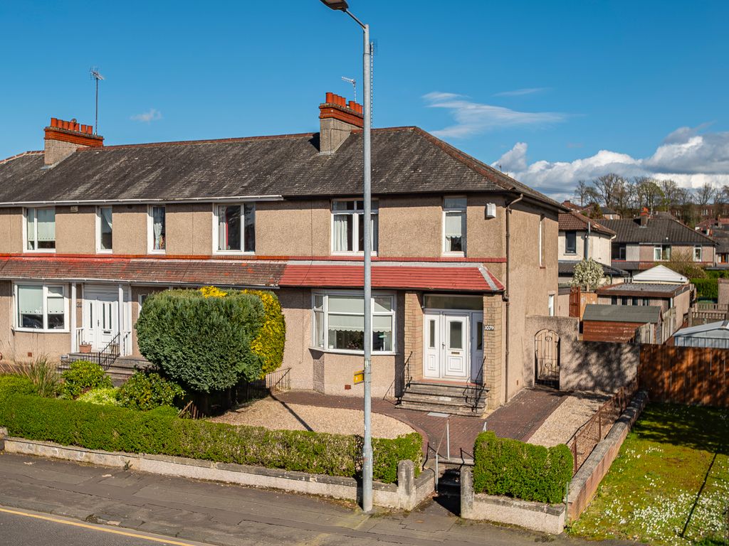 3 bed end terrace house for sale in Aikenhead Road, Glasgow G44, £