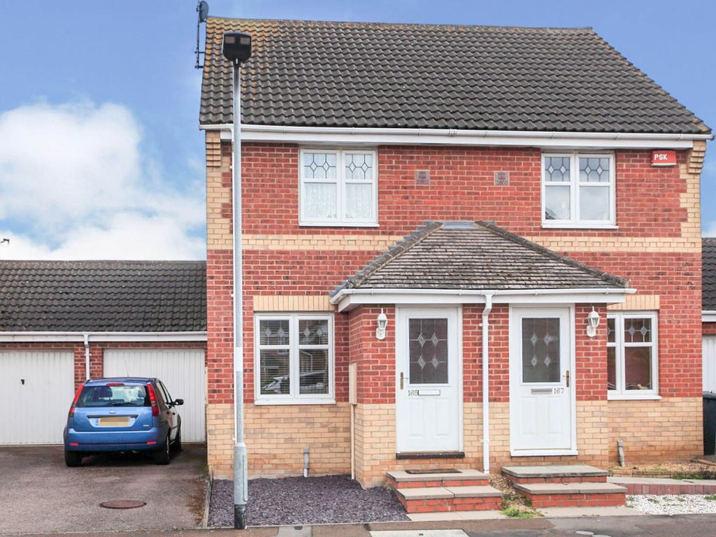 2 bed semidetached house for sale in Meadenvale, Peterborough PE1, £
