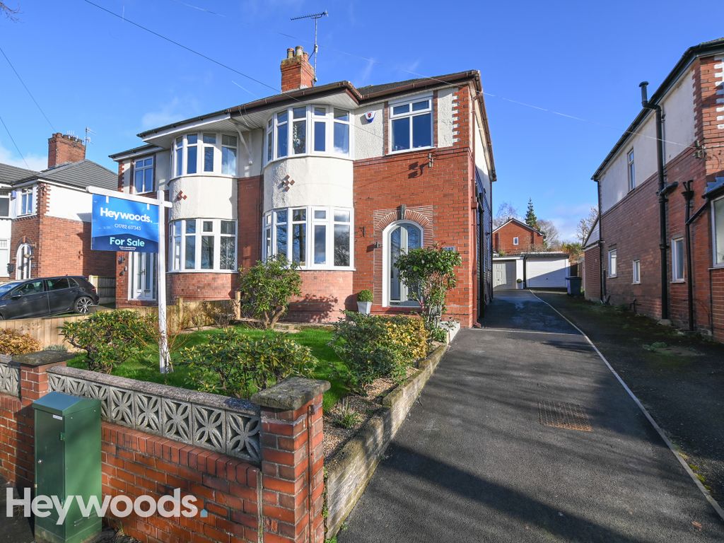 3 bed semidetached house for sale in Stone Road, Trentham, Stoke On