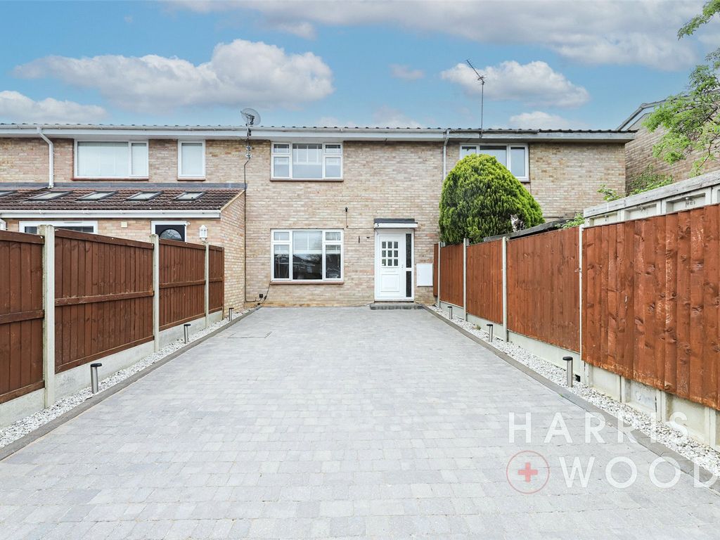 2 bed terraced house for sale in Honeysuckle Way, Witham, Essex CM8