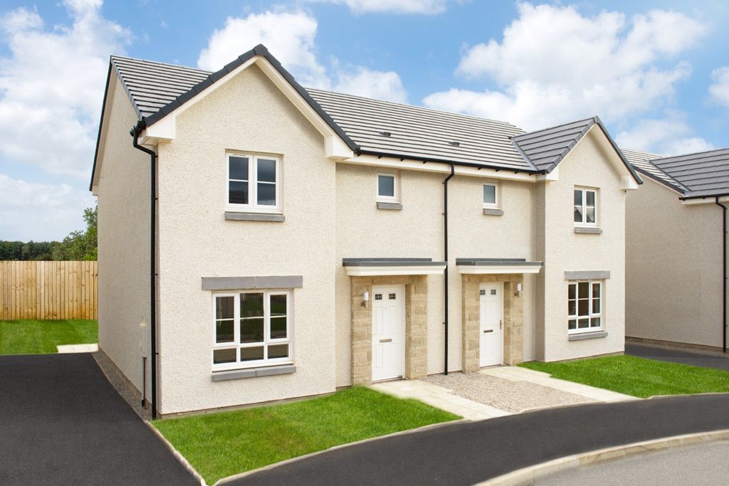 New home, 3 bed semidetached house for sale in "Craigend" at