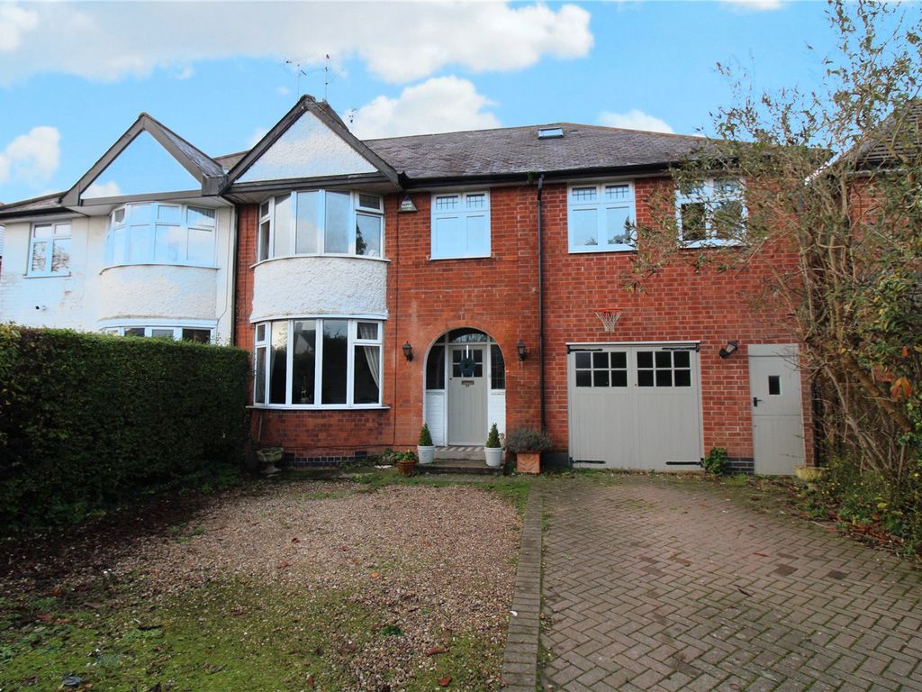 6 bed semidetached house for sale in Lutterworth Road, Blaby, Leicester, Leicestershire LE8