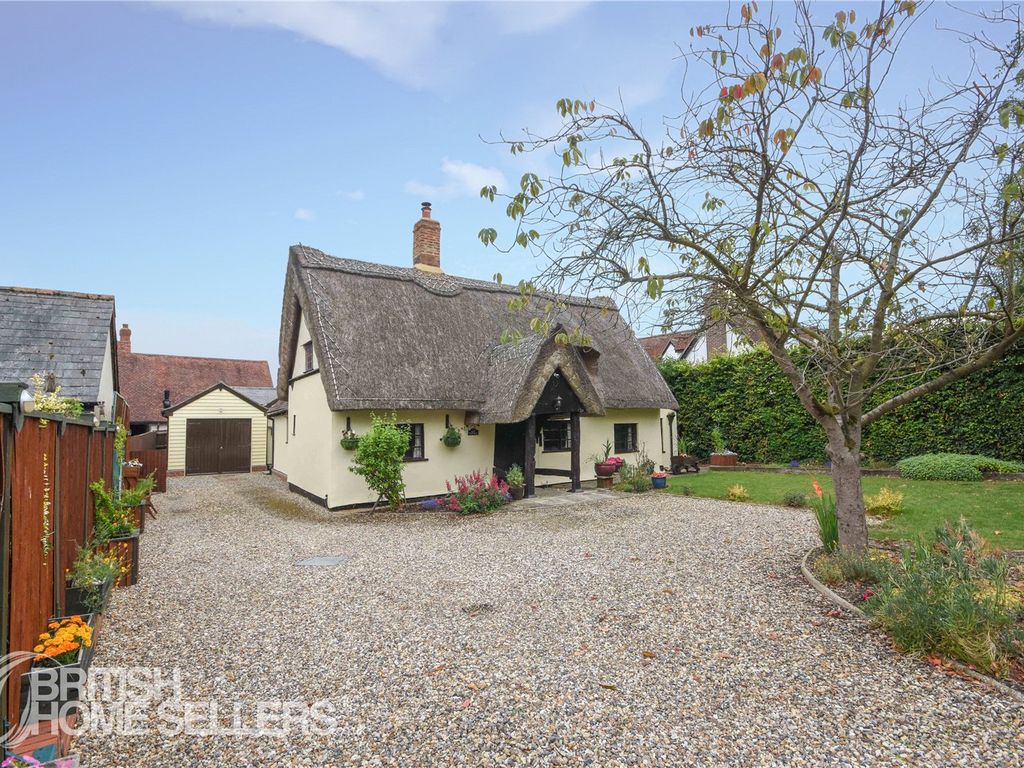 3 bed detached house for sale in Mill Road, Ridgewell, Halstead, Essex