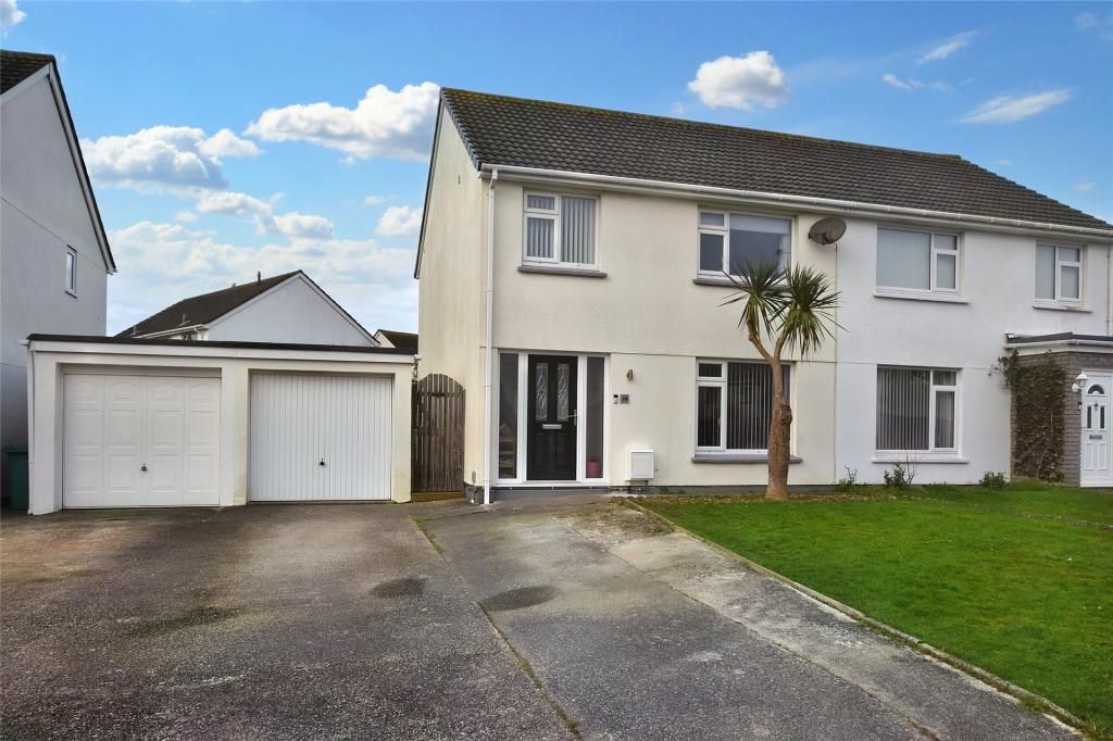 3 bed semidetached house for sale in Treloggan Lane, Newquay, Cornwall