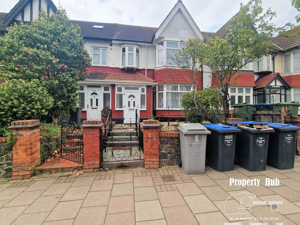 4 bed terraced house for sale in Harrow Road, Wembley HA9, £685,000