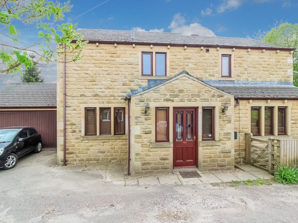 4 bed detached house for sale in New Mill Road, Honley, Holmfirth HD9