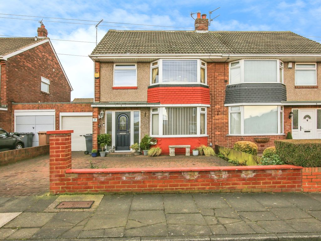 3 bed semidetached house for sale in Embleton Road, North Shields NE29