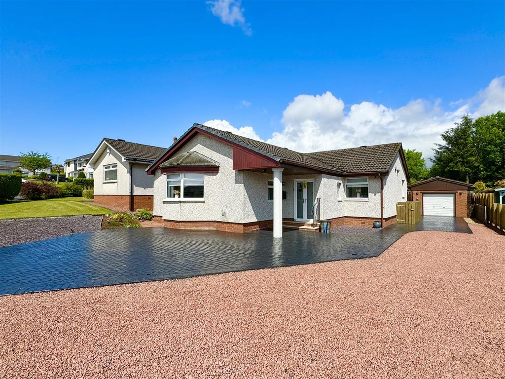 4 bed detached bungalow for sale in Ayr Drive, Airdrie ML6, £285,000