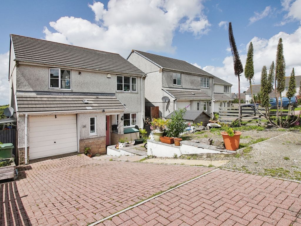 4 bed detached house for sale in Hillside Meadows, Foxhole, St. Austell