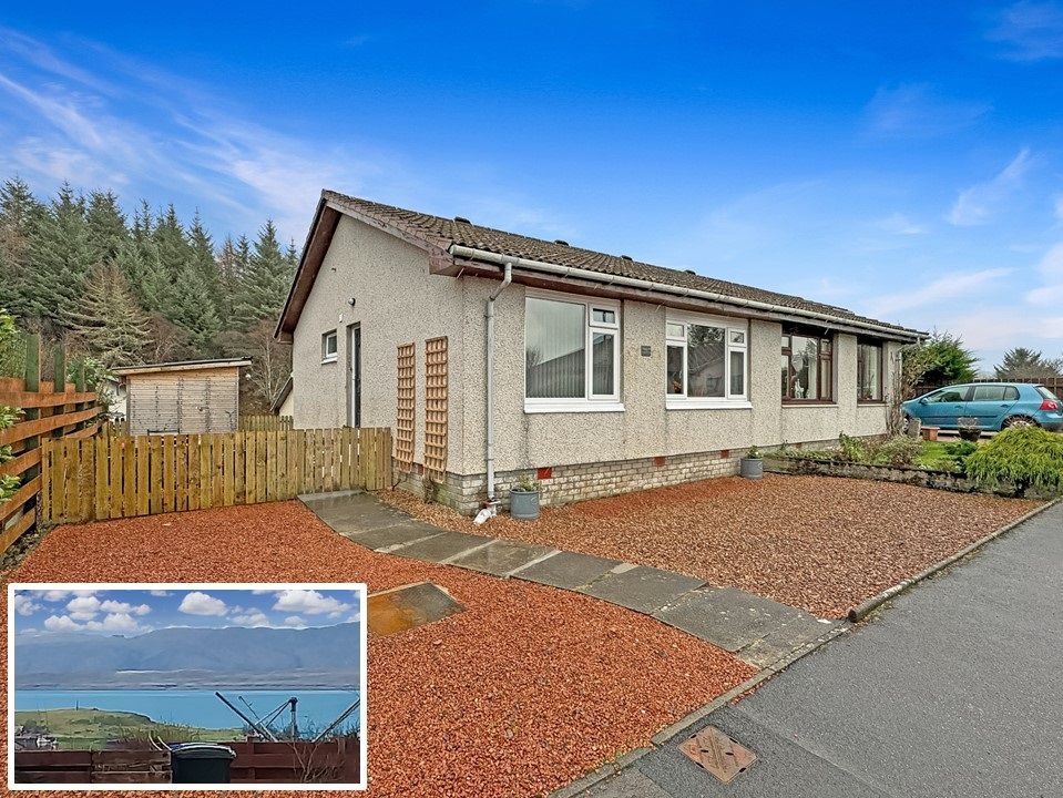 2 bed semidetached bungalow for sale in Feochan Gardens, Oban, Argyll