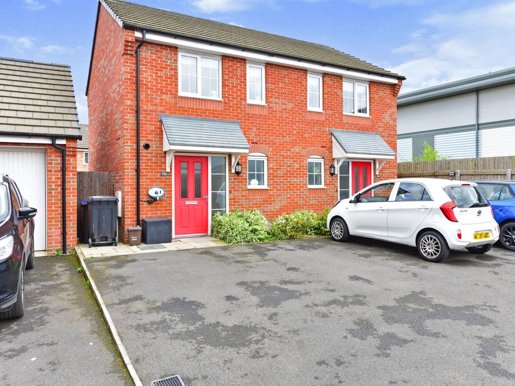 2 bed semidetached house for sale in Damselfly Road, Pineham Village