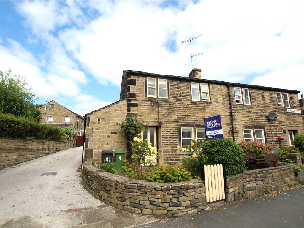 2 bed semidetached house for sale in School Street, Honley, Holmfirth
