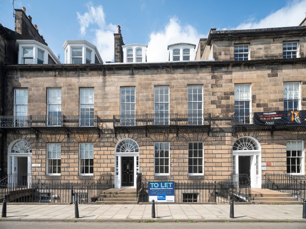 Office to let in 9 Coates Crescent, New Town, Edinburgh, Scotland EH3