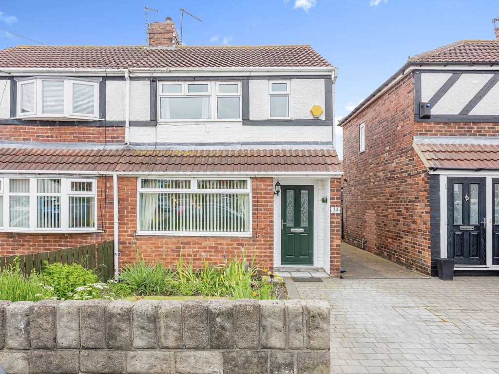 3 bed semidetached house for sale in Warkworth Avenue, Wallsend NE28