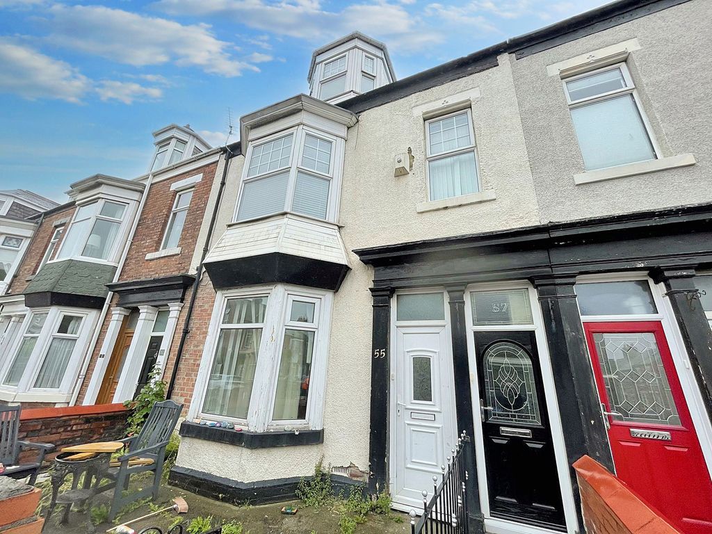 4 bed for sale in Stanhope Road, South Shields NE33, £