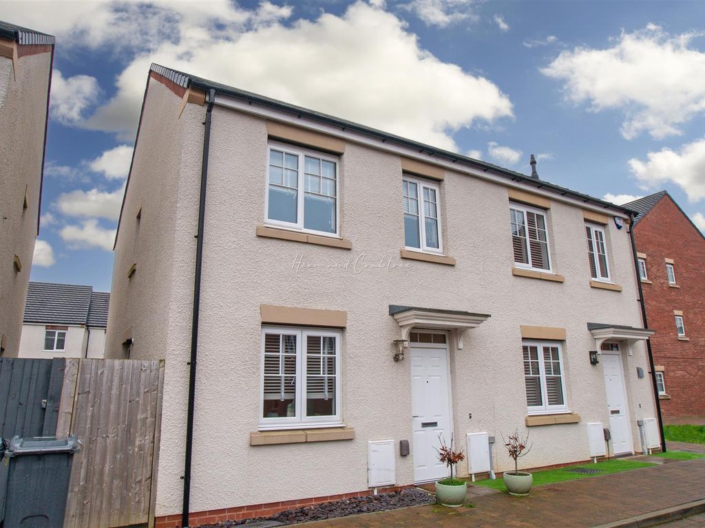 2 bed semidetached house for sale in Ffordd Yr Arfau, The Mill, Canton