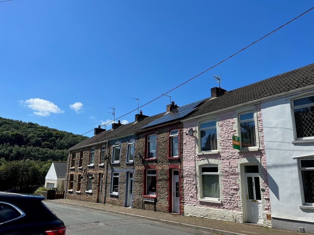 3 bed terraced house for sale in Glannant Row, Bettws, Bridgend CF32, £