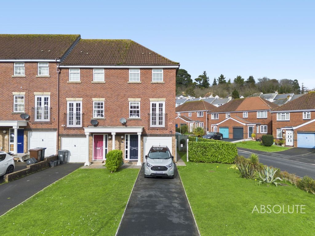 3 bed end terrace house for sale in Durham Close, Paignton TQ3, £