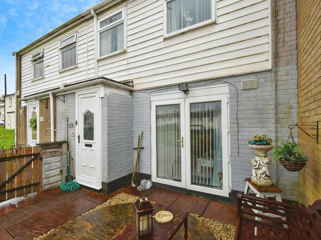 3 bed terraced house for sale in Lupin Close, Merthyr Tydfil CF47, £