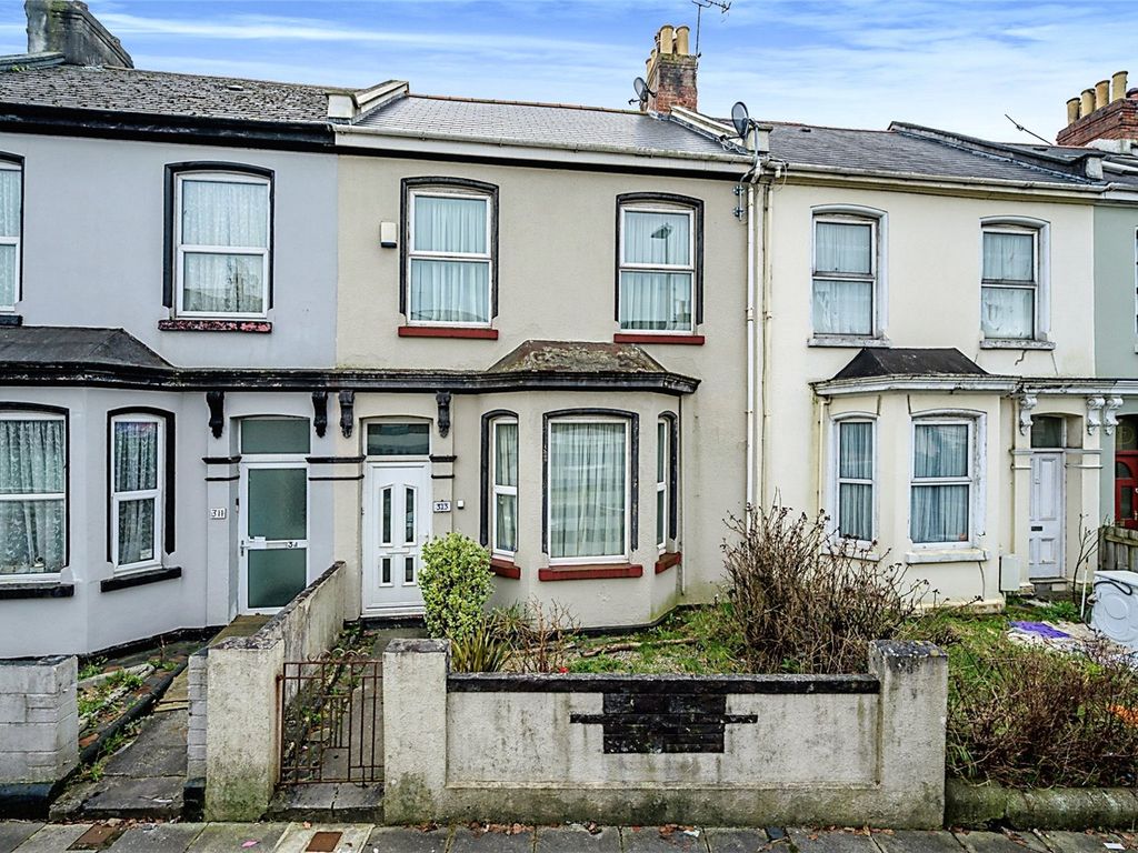 3 bed terraced house for sale in St. Levan Road, Plymouth, Devon PL2, £
