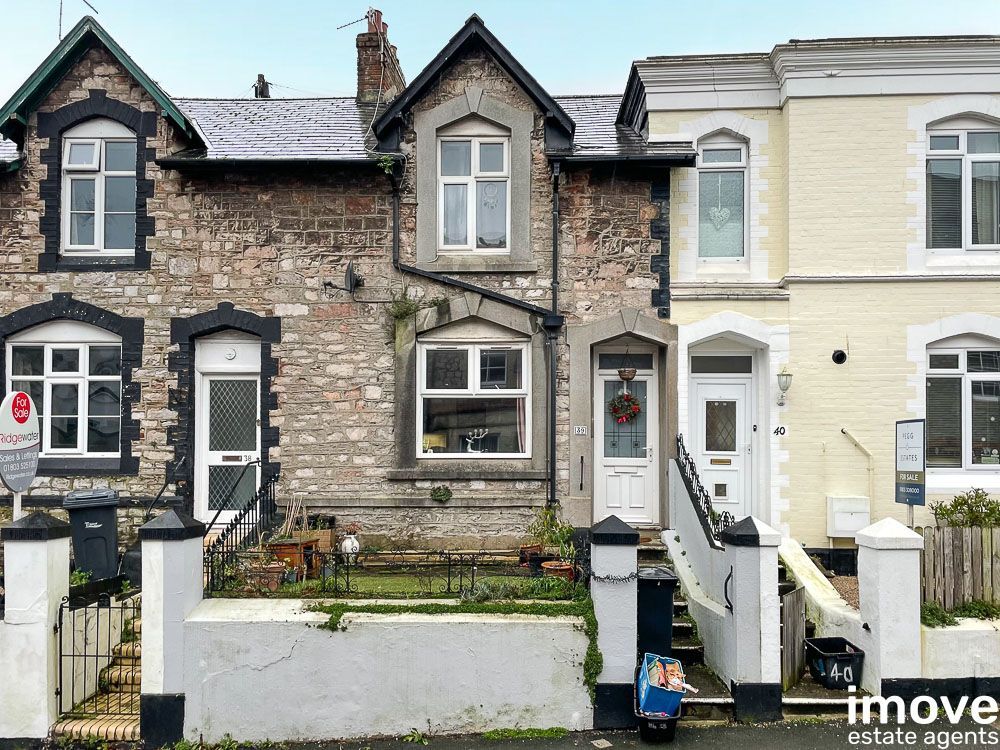 2 bed terraced house for sale in Road, Torquay TQ1, £189,999