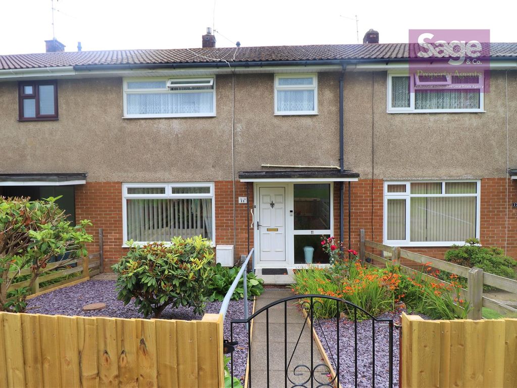 3 bed terraced house for sale in Dale Path, Fairwater, Cwmbran NP44, £
