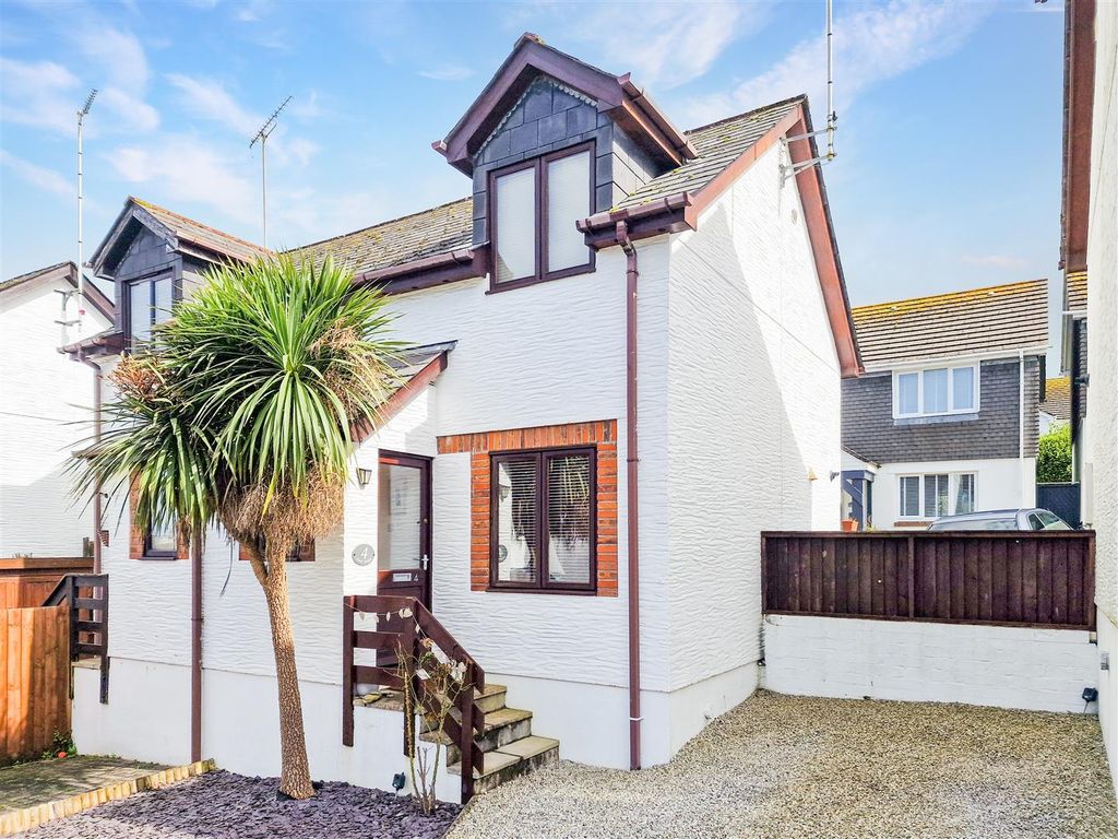 2 bed semidetached house for sale in Porth Way, Porth, Newquay TR7, £
