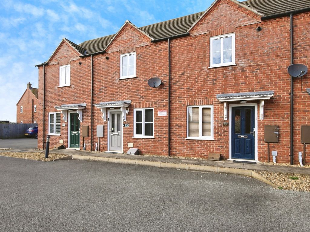 2 bed terraced house for sale in Poppy Close, Spalding PE11, £120,000