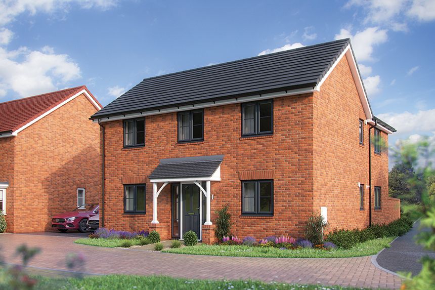 New home, 4 bed detached house for sale in "Knightley" at Rudloe Drive