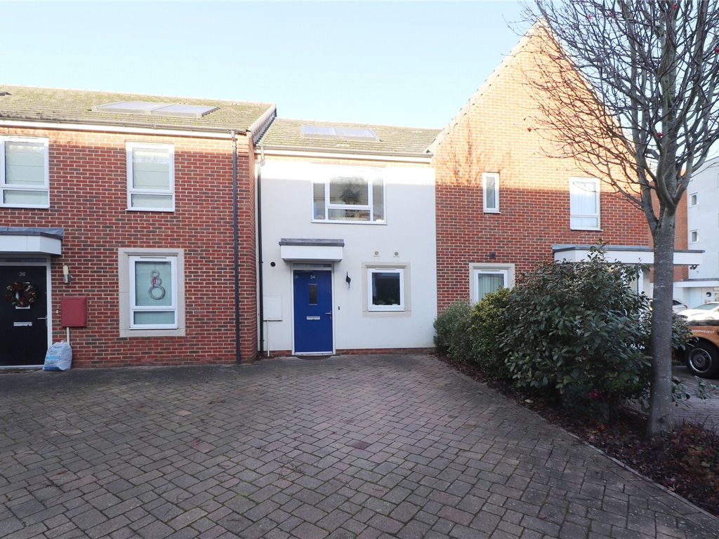 2 bed terraced house for sale in Alcock Crescent, Crayford, Kent DA1, £