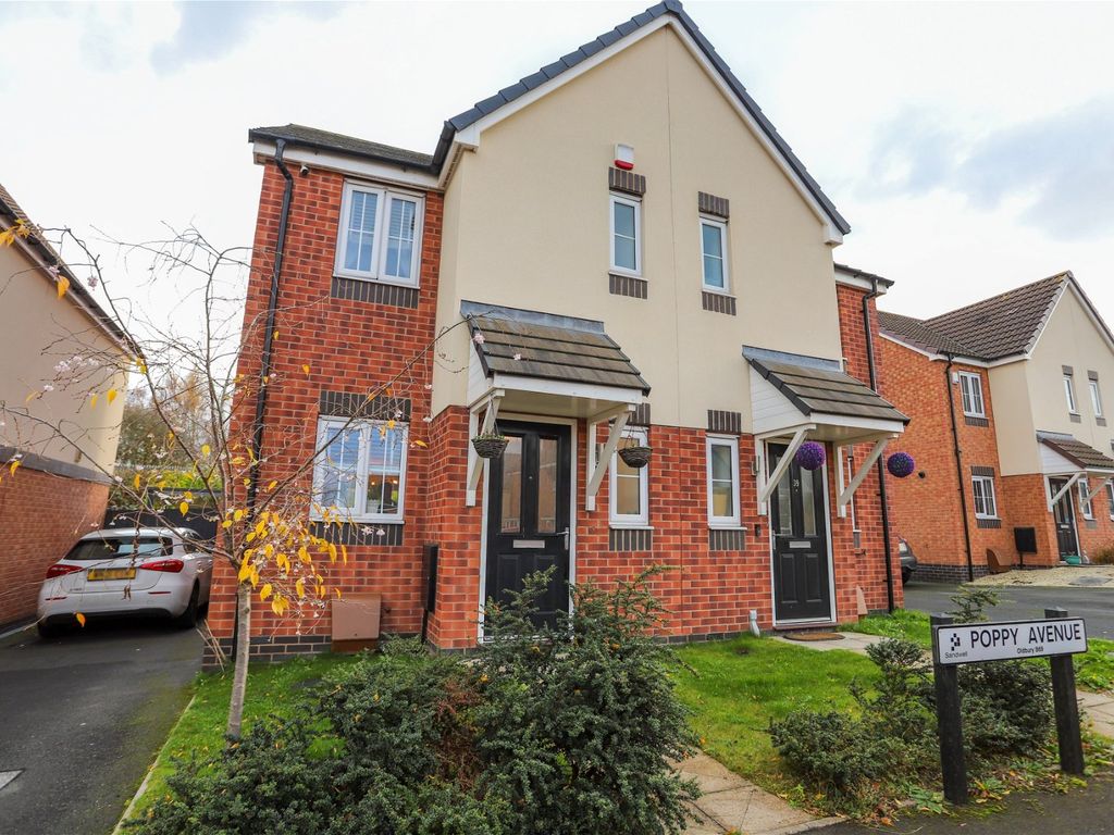 2 bed semidetached house for sale in Poppy Avenue, Oldbury B69, £