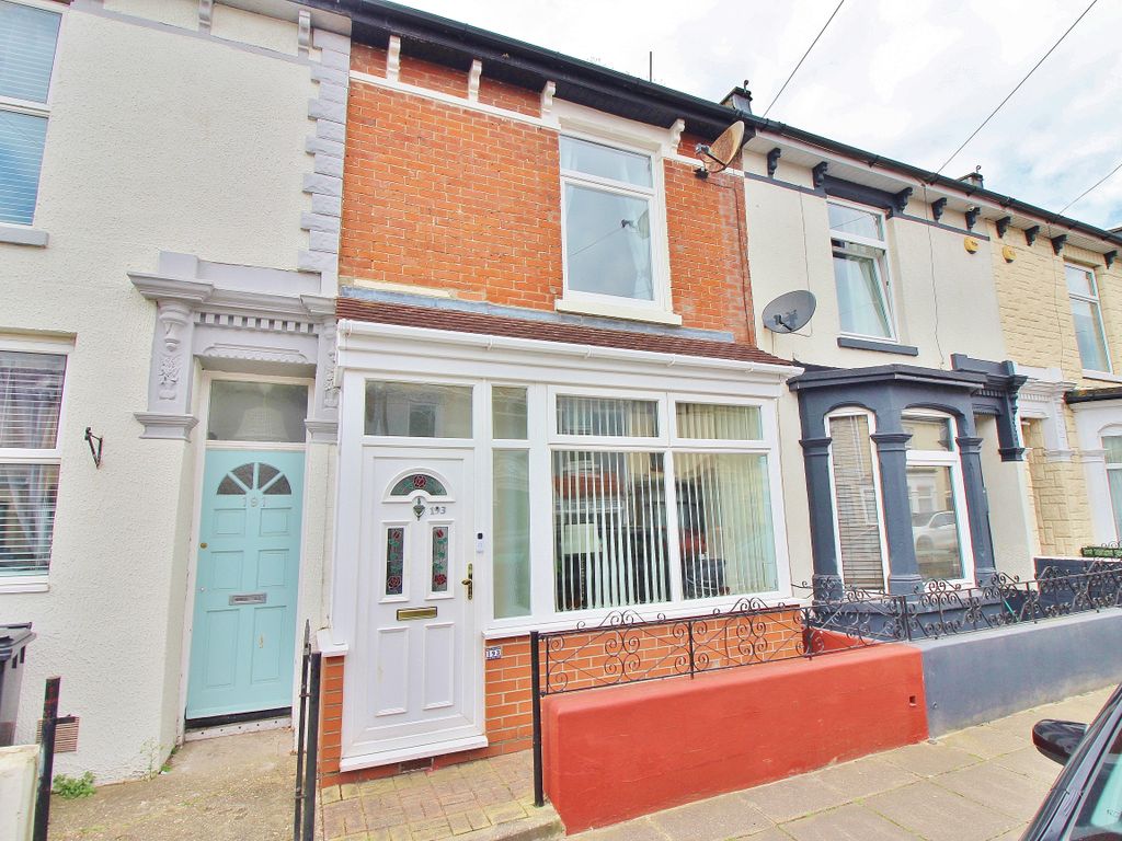 3 bed terraced house for sale in Shearer Road, Portsmouth PO1, £262,500