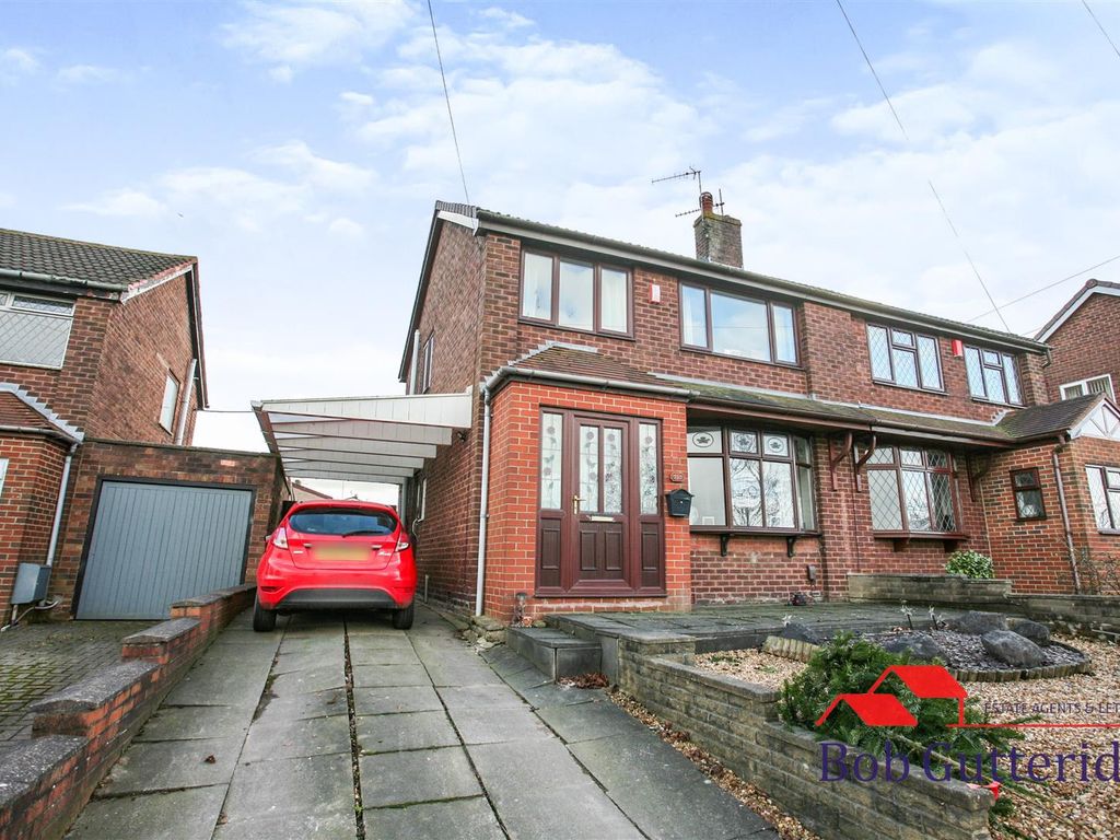 3 bed semidetached house for sale in High Street, Knutton, Newcastle