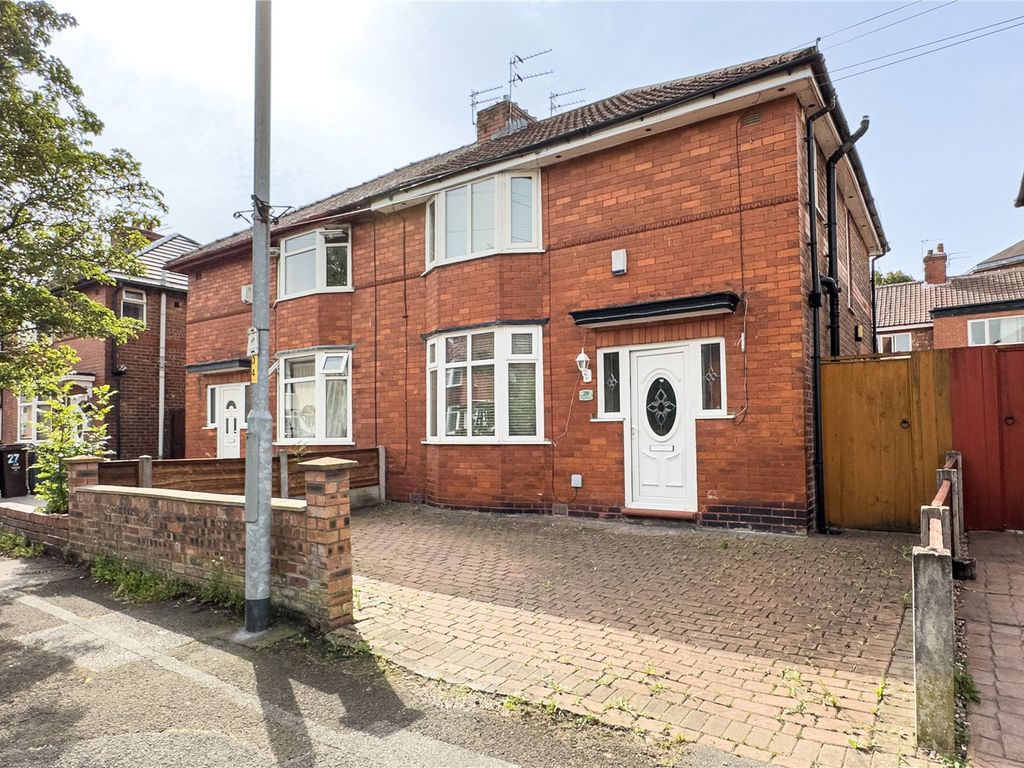 3 bed semidetached house for sale in Rosslyn Road, Moston, Manchester