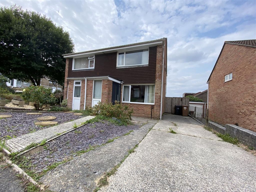 2 bed semidetached house for sale in Slatelands Close, Plympton