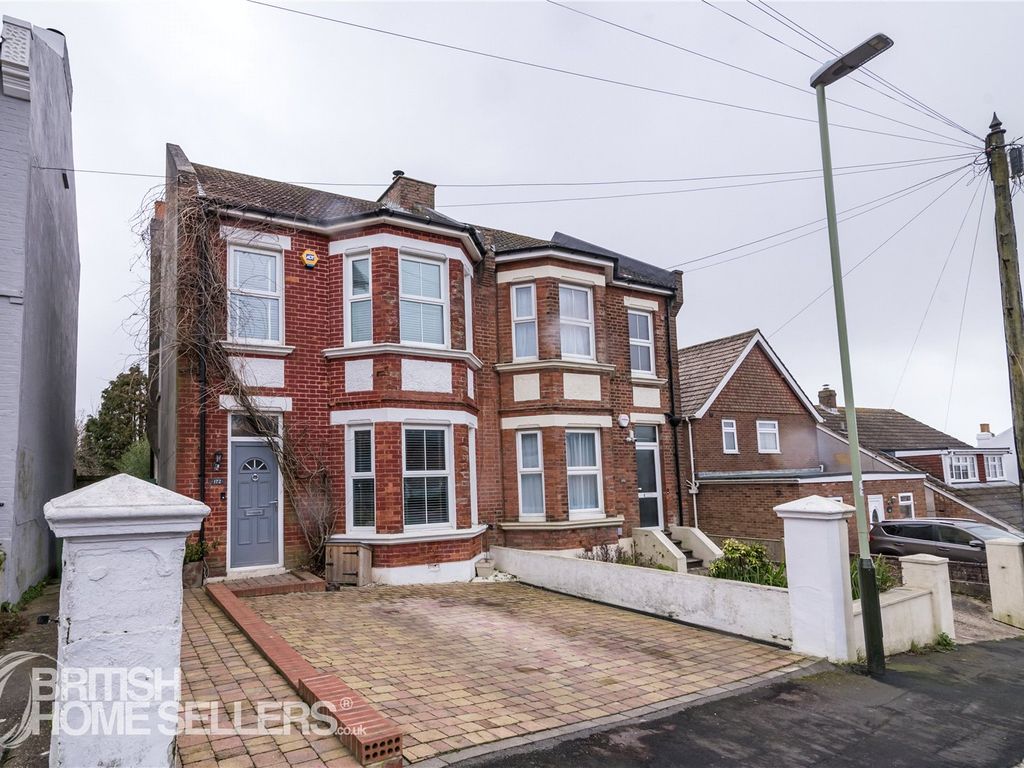 3 bed semidetached house for sale in Athelstan Road, Hastings, East
