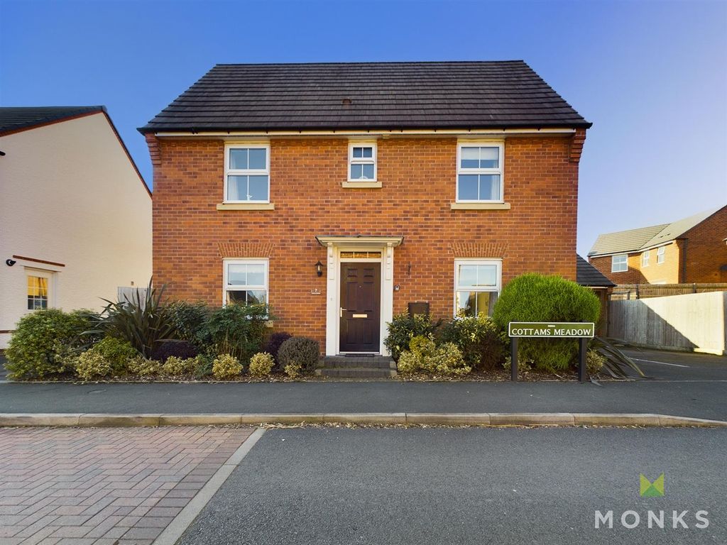 3 bed detached house for sale in Cottams Meadow, Morda, Oswestry SY10