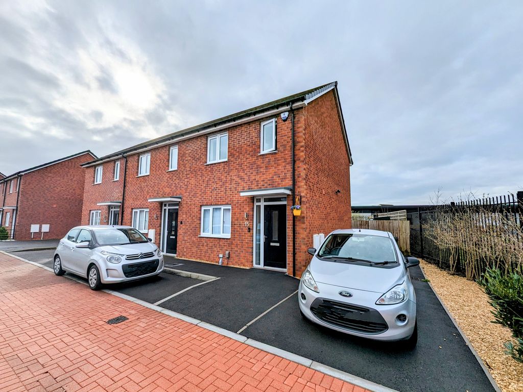 2 bed semidetached house for sale in Motherwell Court, Glan Llyn