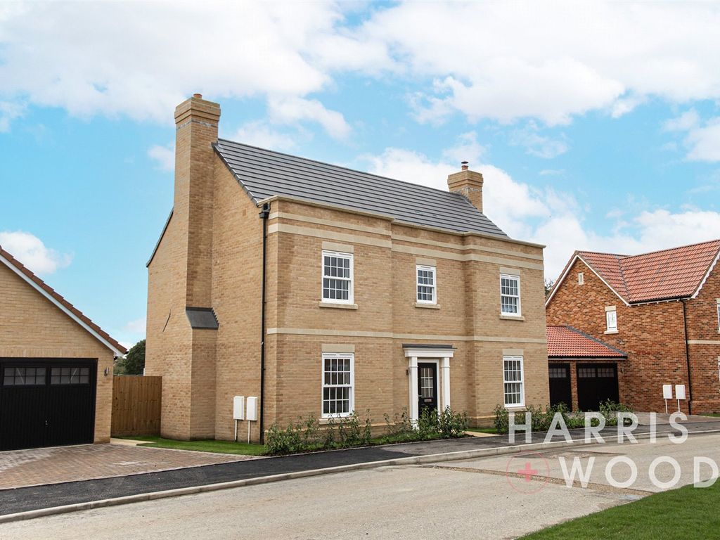 New home, 4 bed detached house for sale in The Oakley, Asterwood, Elmstead Market, Essex CO7, £