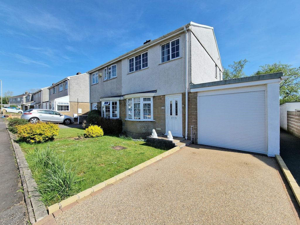 3 bed semidetached house for sale in Way, Brackla, Bridgend