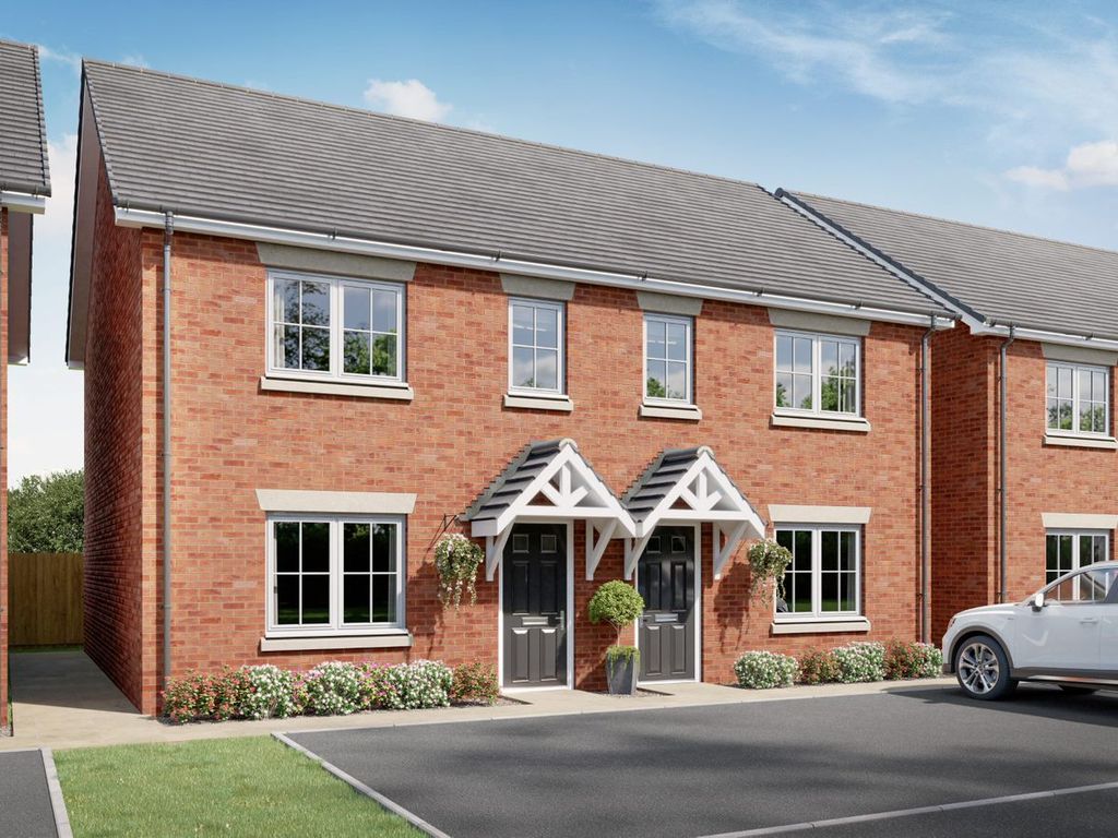 New home, 3 bed semidetached house for sale in Roman Road, Hereford