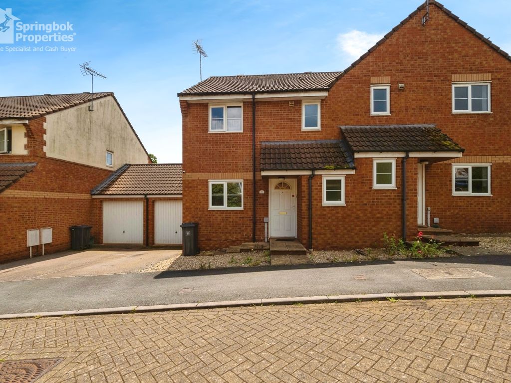 3 bed semidetached house for sale in Milton Close, Exmouth, Devon EX8