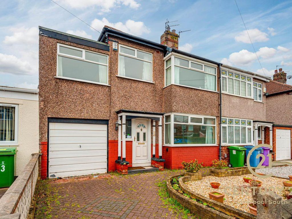 4 bed semidetached house for sale in North Linkside Road, Woolton