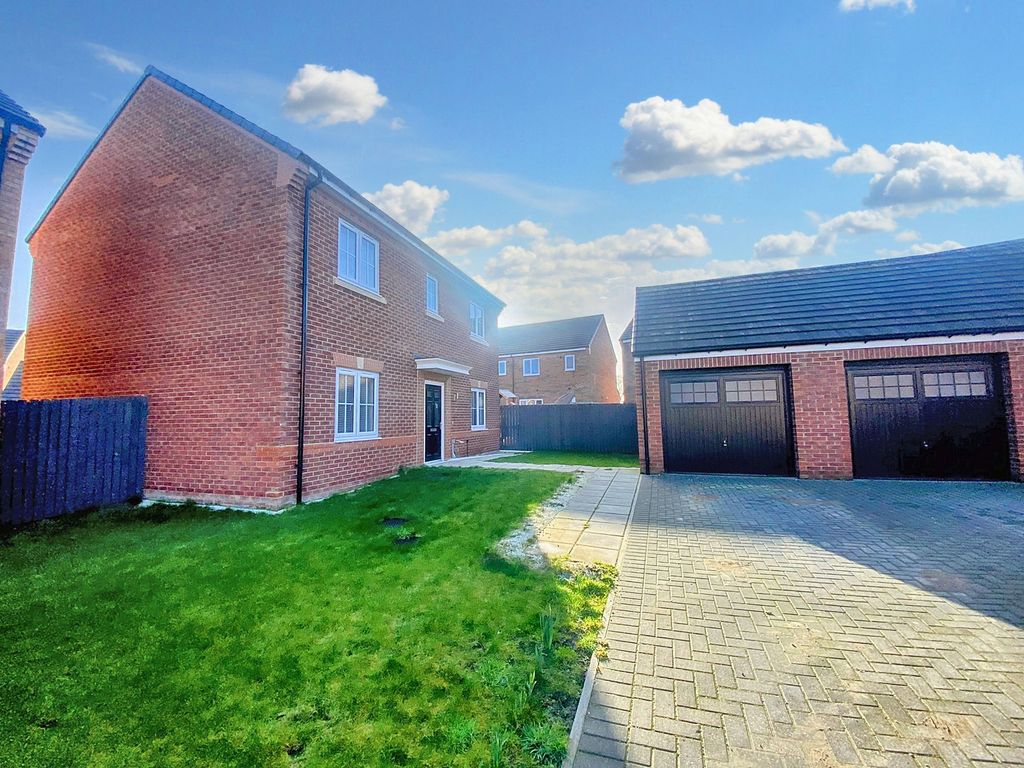 4 bed detached house for sale in Teal Grove, Cramlington NE23, £314,950