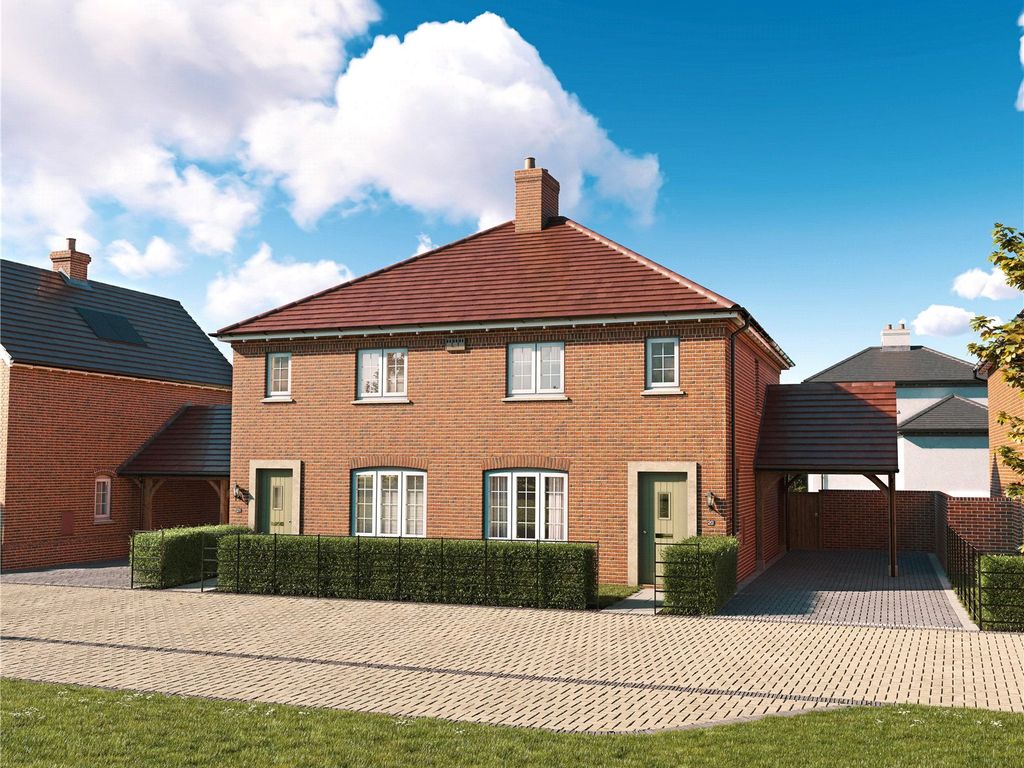 New home, 3 bed semidetached house for sale in The Brooks, Clayhill Road, Burghfield Common