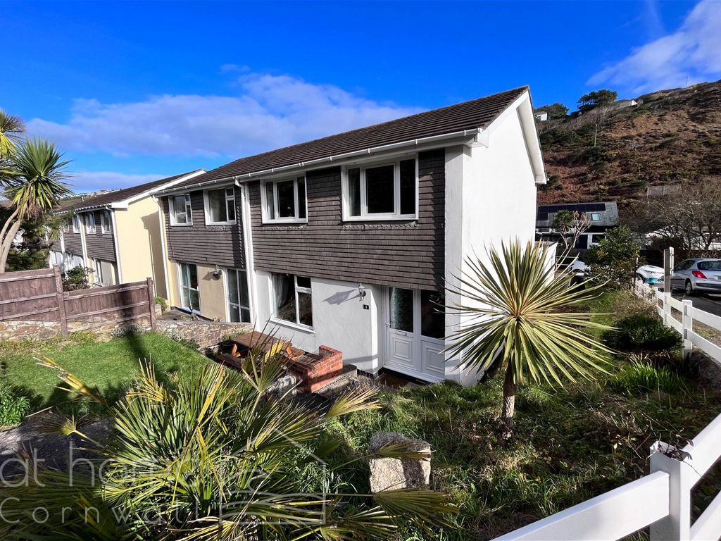 3 bed semidetached house for sale in Beach Road, Porthtowan, Truro TR4