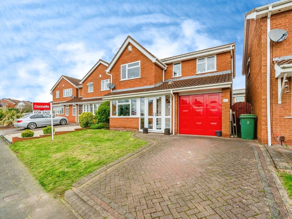 4 bed detached house for sale in The Parkway, Rushall, Walsall WS4, £